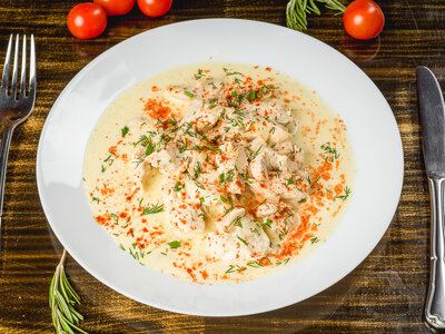 Курица в сливочном соусе