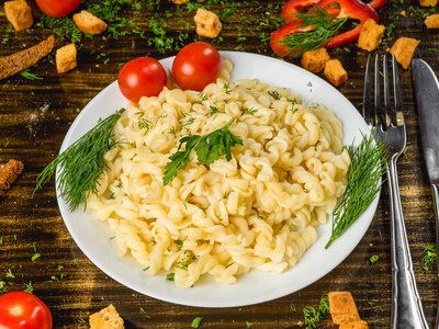 Макароны отварные